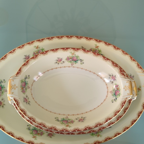 Meito Ivory China Keepsake (Versailles) Serving Pieces - Vintage 1940's - Picture 5 of 14